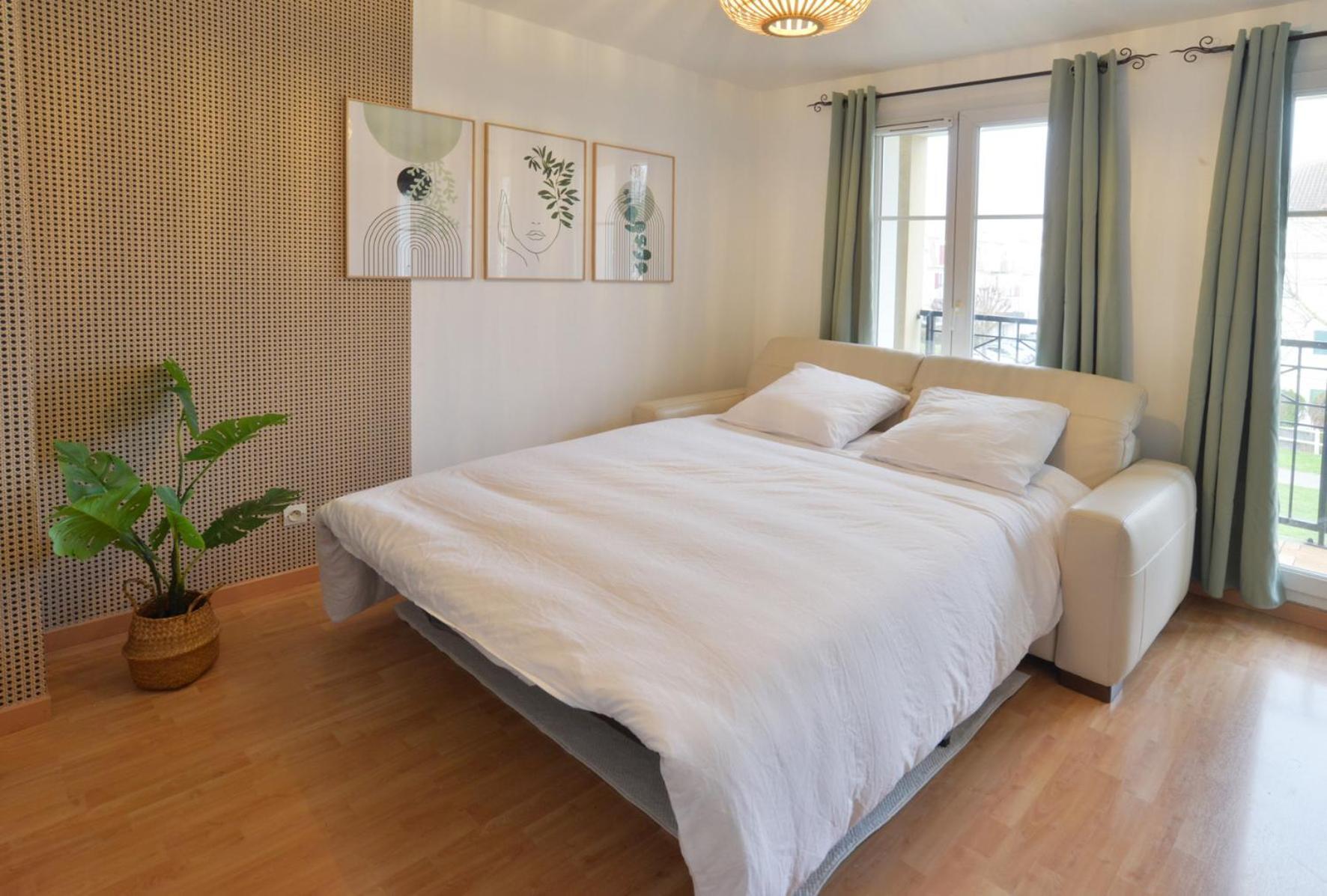 Sesame Duplex Disneyland Paris Netflix 6 Personnes Et 1 Bebe Avec Parking Apartment Bailly-Romainvilliers Bagian luar foto