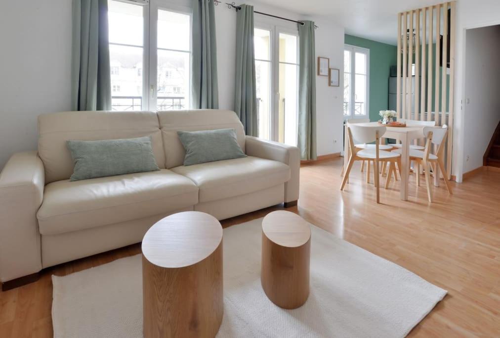 Sesame Duplex Disneyland Paris Netflix 6 Personnes Et 1 Bebe Avec Parking Apartment Bailly-Romainvilliers Bagian luar foto